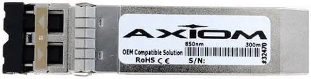 Alt view image 4 of 5 - Axiom SFP+ Transceiver Modules are certified 100% compliant in all OEM applications. They are pre-configured with an application specific code to meet the requirement set forth by the router and switch OEMs. Axiom compatible transceivers pe
