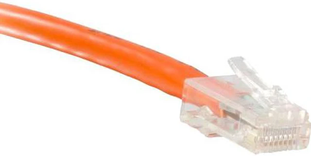 Main image of ENET C6-OR-NB-3-ENC CAT6 ORANGE 3FT NO BOOT PATCH CABLE - ENET Cat6 Orange 3 Foot Non-Booted (No Boot) (UTP) High-Quality Network Patch Cable RJ45 to RJ45 - 3Ft