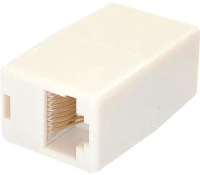 Alt view image 2 of 4 - StarTech RJ45COUPLER StarTech.com Cat5e RJ45 Modular Inline Coupler - 1 x RJ-45 Female - 1 x RJ-45 Female - Beige