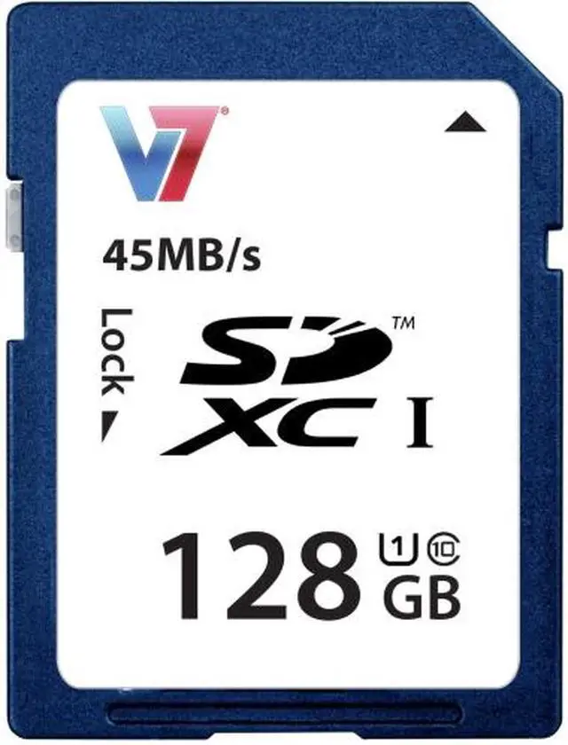 Alt view image 3 of 8 - V7 128 GB Secure Digital Extended Capacity (SDXC)
