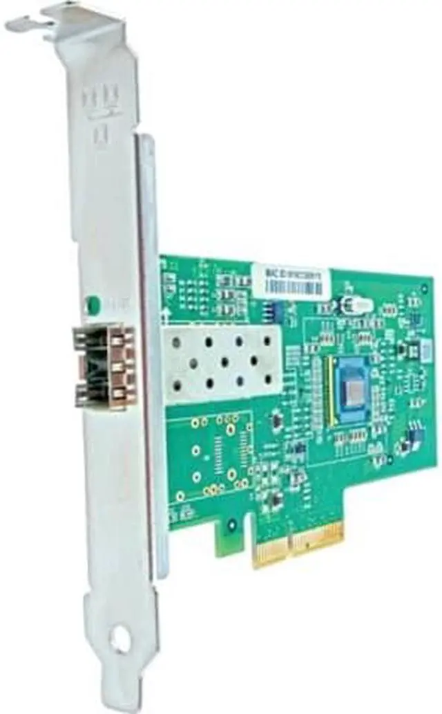 Alt view image 2 of 8 - Axiom PCIe x4 1Gbs Single Port Fiber Network Adapter for Dell Single Port Fiber Network Adapter