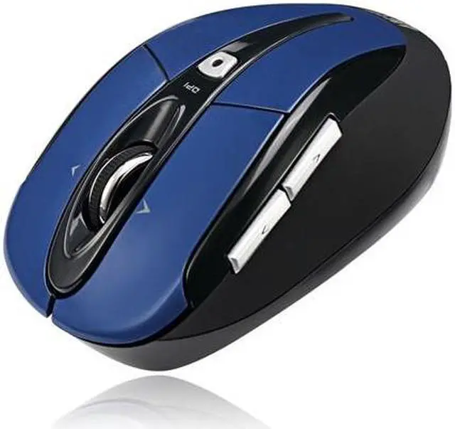 Alt view image 10 of 20 - ADESSO iMouse S60L Blue 6 Buttons Tilt Wheel USB RF Wireless Optical Mouse