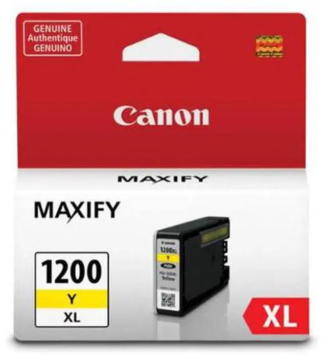 Alt view image 6 of 13 - PGI-1200XL YELLOW INK TANK FOR