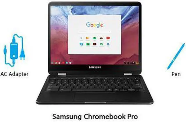 Alt view image 4 of 7 - SAMSUNG Chromebook Pro XE510C25-K01US Chromebook Intel Core M3 6Y30 (0.90 GHz) 4 GB LPDDR3 Memory 32 GB eMMC 12.3" Touchscreen Chrome OS