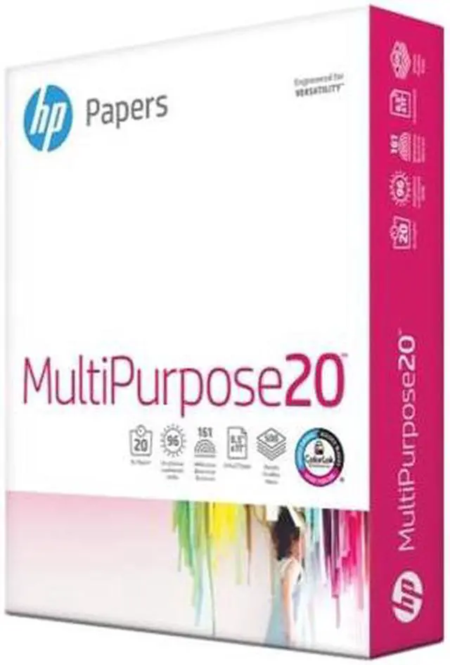Alt view image 2 of 9 - HP MultiPurpose20 Paper 96 Bright 20lb 8.5 x 11 112530