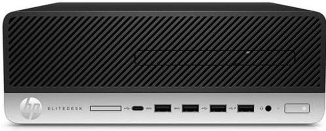 Alt view image 6 of 7 - HP EliteDesk 705 G4 4PE30UT#ABA Desktop Computer - AMD A6-Series A6-9500 3.50 GHz - 4 GB DDR4 SDRAM - 500 GB HDD - Windows 10 Pro 64-bit (English) - Small Form Factor