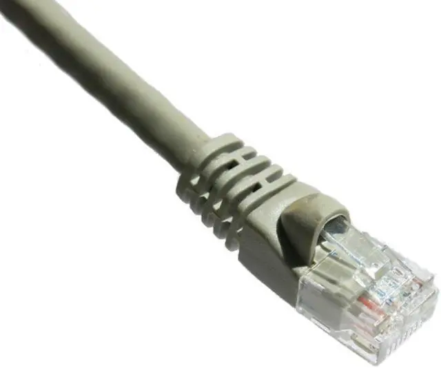 Alt view image 2 of 4 - Axion C5EMB-G15-AX Axiom 15FT CAT5E 350mhz Patch Cable - Category 5e for Network Device - Patch Cable - 15 ft - 1 x - 1 x - Gold-plated Contacts - Gray