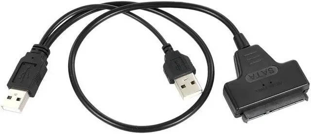 Alt view image 2 of 5 - USB2.0 to SATA 22Pin Cable Adapter for 2.5" SATA HDD Hard Disk Drive Solid State Drive
