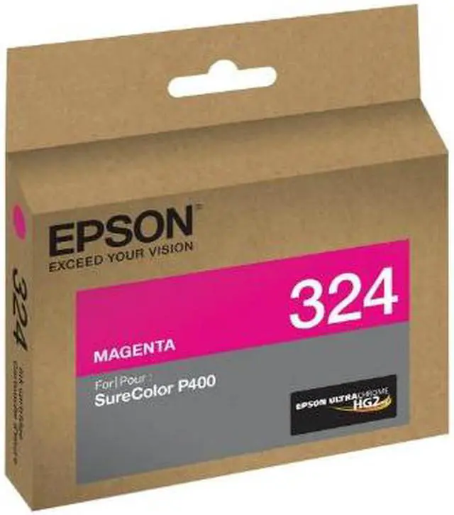 Alt view image 5 of 11 - Epson UltraChrome 324 Original Ink Cartridge Magenta T324320