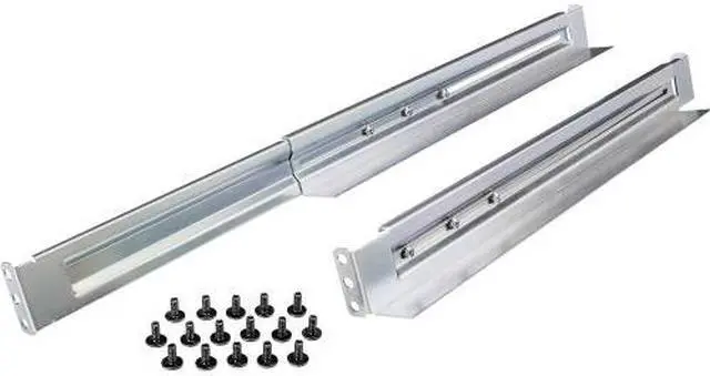 Alt view image 3 of 10 - CyberPower Systems USA 4POSTRAIL CyberPower Universal Rack Mount Adjustable Length Rail Kit for up to 231 LBS 1U & 2U - 231 lb Load Capacity