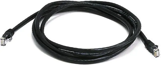 Alt view image 11 of 17 - Monoprice Cat5e Ethernet Patch Cable - 7 Feet - Black | Network Internet Cord - RJ45, Stranded, 350Mhz, UTP, Pure Bare Copper Wire, 24AWG