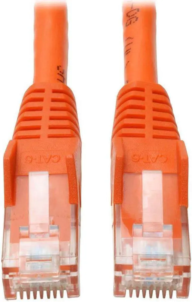 Alt view image 3 of 5 - TRIPP LITE N201-007-OR 7FT CAT6 GIGABIT SNAGLESS MOLDED PATCH CABLE RJ45 M/M ORANGE