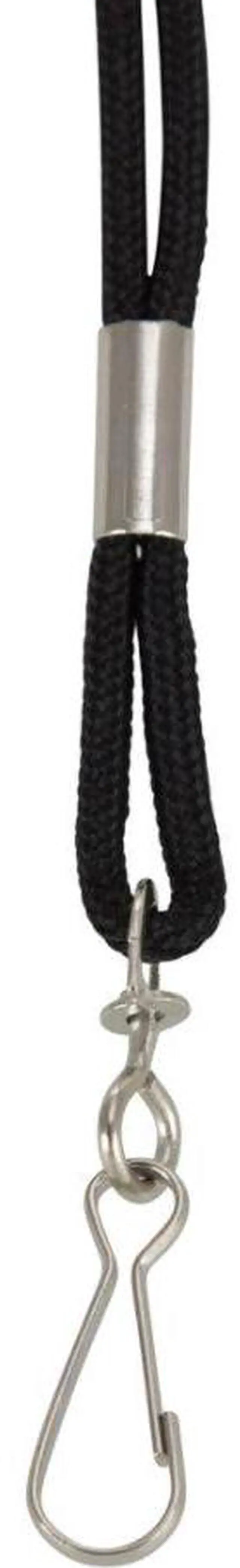 Alt view image 4 of 13 - Baumgartens Standard Lanyards, w/Hook, 36" L, 12/PK, Black 68939