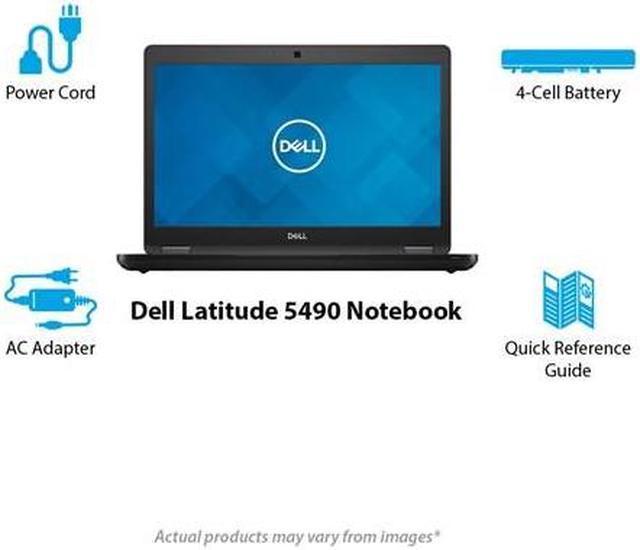 Used - Very Good: Dell Latitude 5490 14" Notebook - Intel Core i7 (8th Gen) i7-8650U (4 Core) 1.90 GHz - 16 GB DDR4 SDRAM - 512 GB SSD -