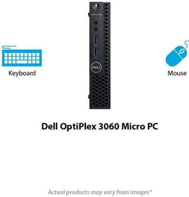 Alt view image 3 of 17 - DELL Desktop Computer OptiPlex 3060 (XKF5K) Intel Core i5-8500T 8GB DDR4 256 GB M.2 SATA SSD Intel UHD Graphics 630 Windows 10 Pro