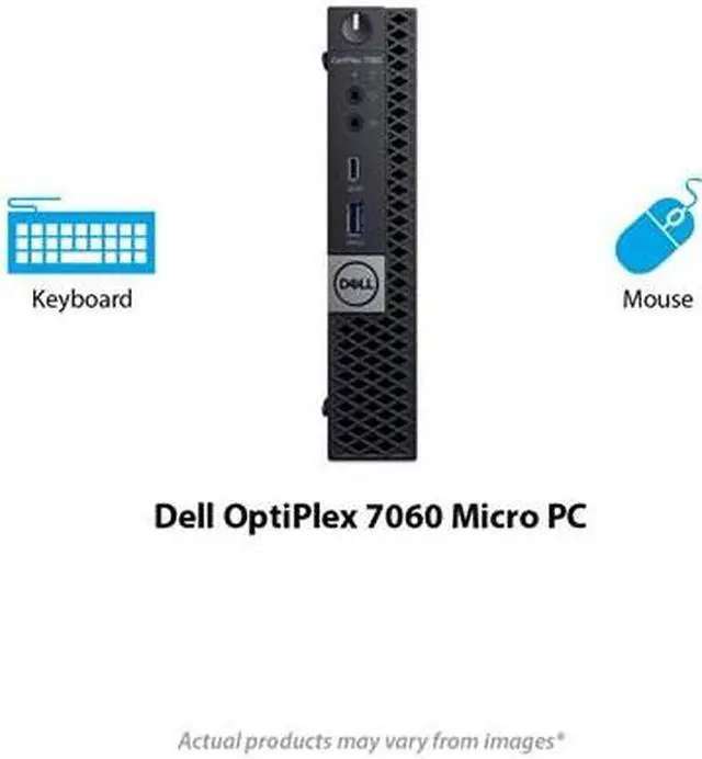 Alt view image 15 of 20 - Dell OptiPlex 7060 PN1RV Desktop Computer - Intel Core i7 (8th Gen) i7-8700T 2.40 GHz - 8 GB DDR4 SDRAM - 128 GB SSD - Windows 10 Pro 64-bit - Micro PC - Wireless LAN - Bluetooth