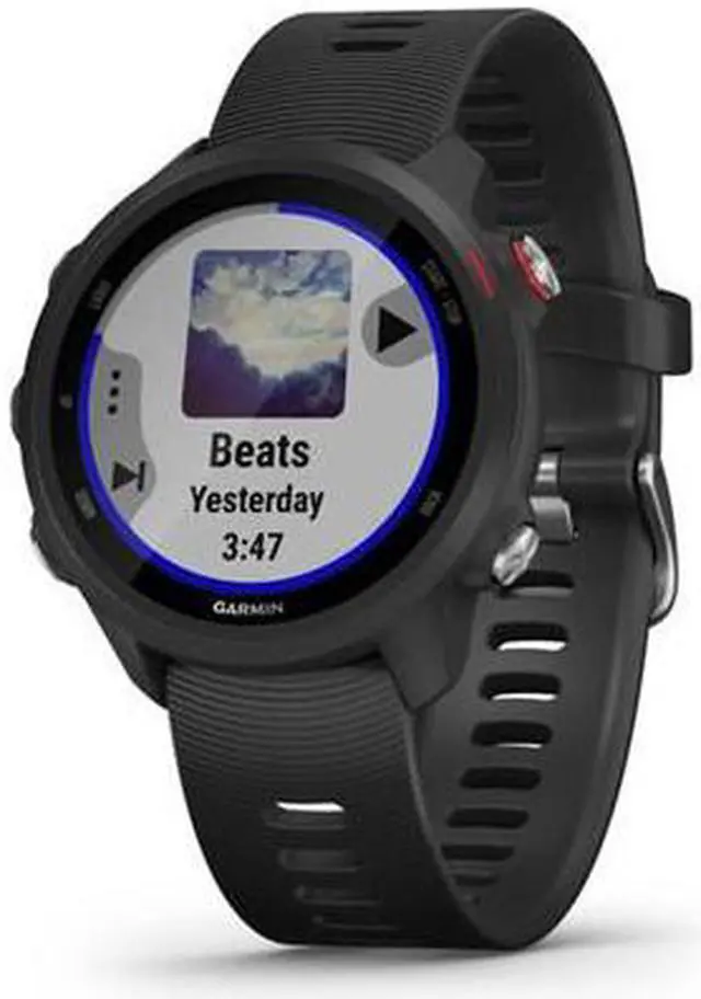 Alt view image 8 of 20 - Garmin Forerunner 245 Music Black Forerunner 245 Music GPS Running Smartwatch