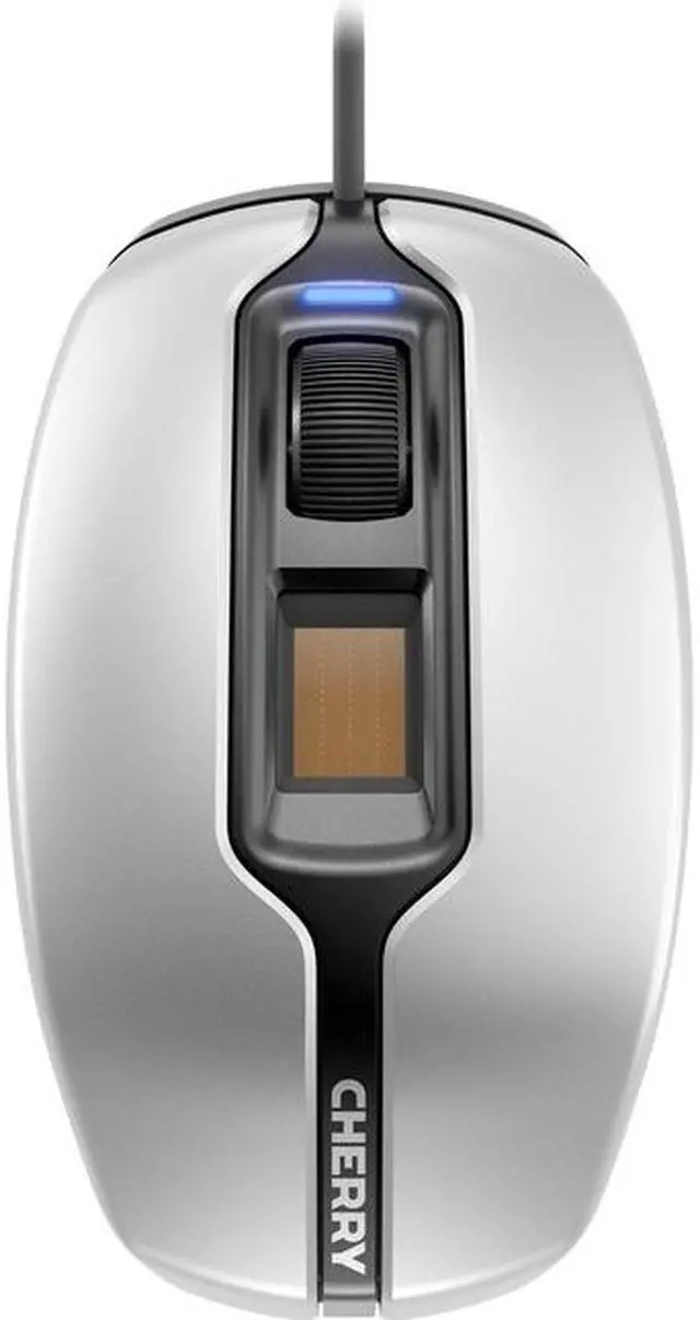 Main image of Cherry MC 4900 FingerTIP ID Wired 1375dpi Optical Mouse - Silver