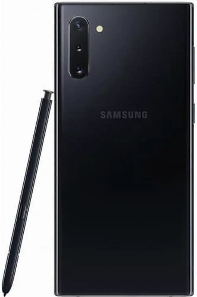 Alt view image 5 of 19 - Samsung Galaxy Note10 SM-N970U1 6.3" Smartphone 256GB Android 9.0 Pie Aura Black