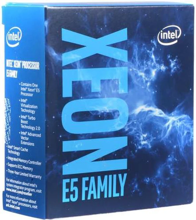 Alt view image 3 of 5 - Intel Xeon E5-1620 v4 Broadwell-EP 3.5 GHz 4 x 256KB L2 Cache 10 MB shared cache L3 Cache LGA 2011-3 140W CM8066002044103 Server Processor