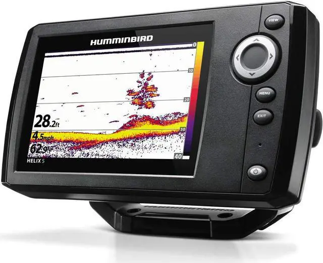 Alt view image 3 of 15 - Humminbird Helix 5 DI G2 DualBeam sonar Plus Fishfinder w/ Transducer 410200-1