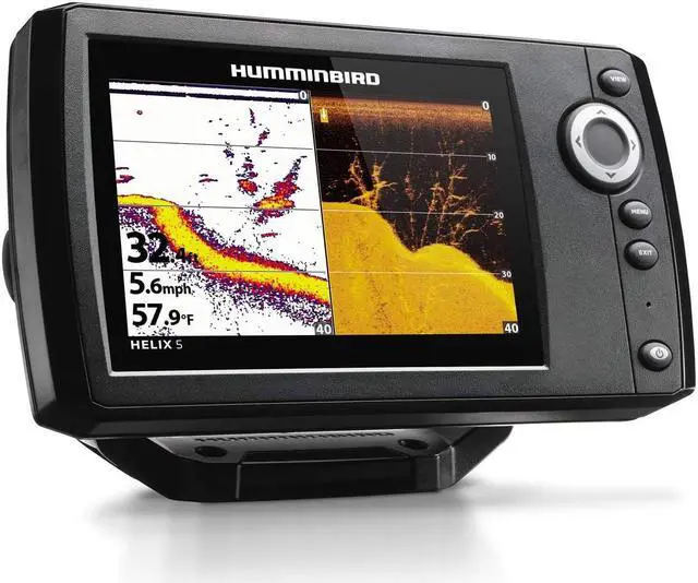 Alt view image 4 of 15 - Humminbird Helix 5 DI G2 DualBeam sonar Plus Fishfinder w/ Transducer 410200-1