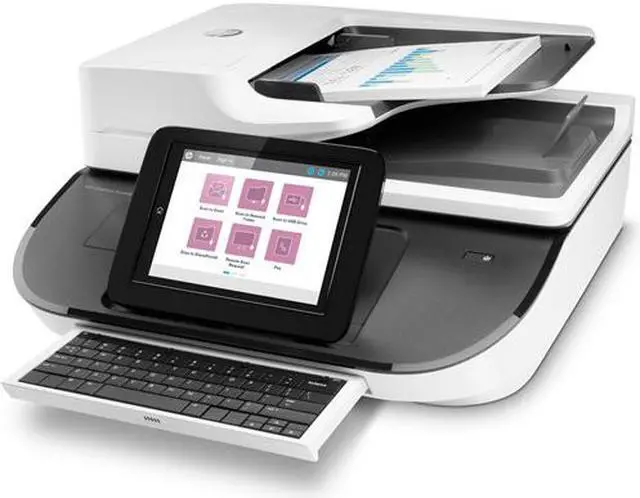 Alt view image 2 of 11 - HP Digital Sender Flow 8500 Fn2 Document Scanner Document Scanner