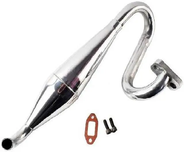 Main image of Redcat.Toys 050024 Aluminum Polished Tuned Pipe Rampage MT & TT HSP 94050