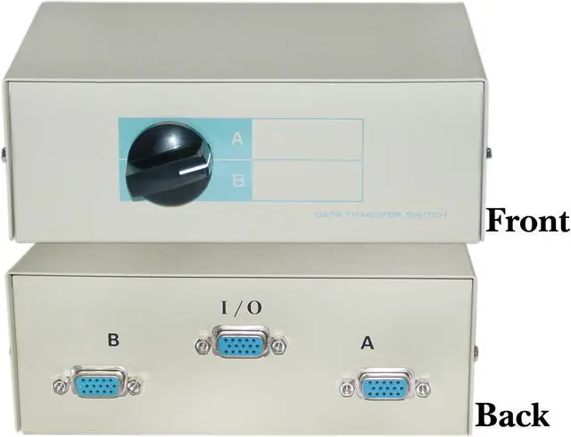 Main image of THIS ROTARY UNIT WILL ALLOW YOU TO SWITCH BETWEEN TWO DIFFERENT VGA DEVICES FOR