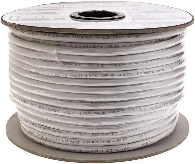 Alt view image 2 of 3 - Cable Wholesale 11G2-0291MH 1000 ft. Copper 8 Plenum Speaker Cable Stranded, White