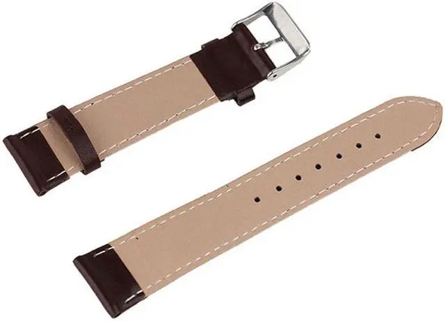Alt view image 4 of 5 - Apple Watch Strap,  iWatch Genuine Leather Replacement Watch Band Buckle Watch Strap Regular-length Design for Apple Watch