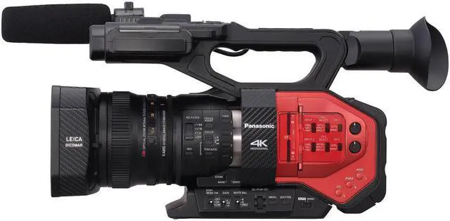 Alt view image 3 of 5 - Panasonic AG-DVX200 4K Handheld Camcorder with Four Thirds Sensor and Integrated Zoom Lens
