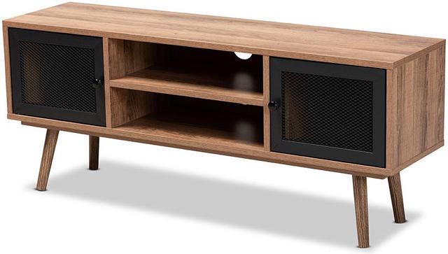 Armstrong dark brown modern tv deals stand