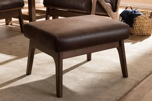 Alt view image 4 of 12 - Baxton Studio Roanoke Modern and Contemporary Dark Grey Fabric Upholstered Grid-Tufting Storage Ottoman Bench