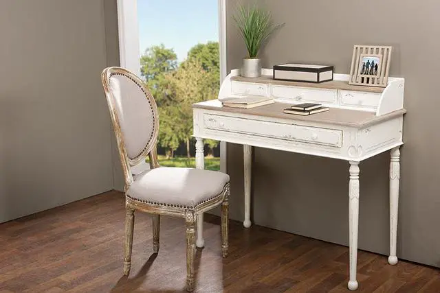Main image of Baxton Studio Anjou Traditional French Accent Writing Desk