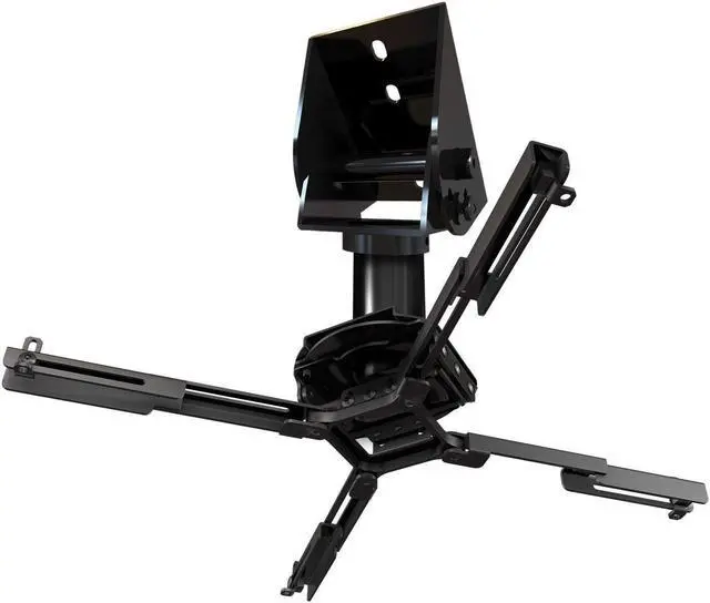 Alt view image 11 of 17 - QualGear® Pro-AV QG-KIT-VA-3IN-B Projector Mounting Kit - Projector Mount, Vaulted Ceiling Adapter, and a 3 inch 1.5-Inch NPT Threaded Pipe in Black