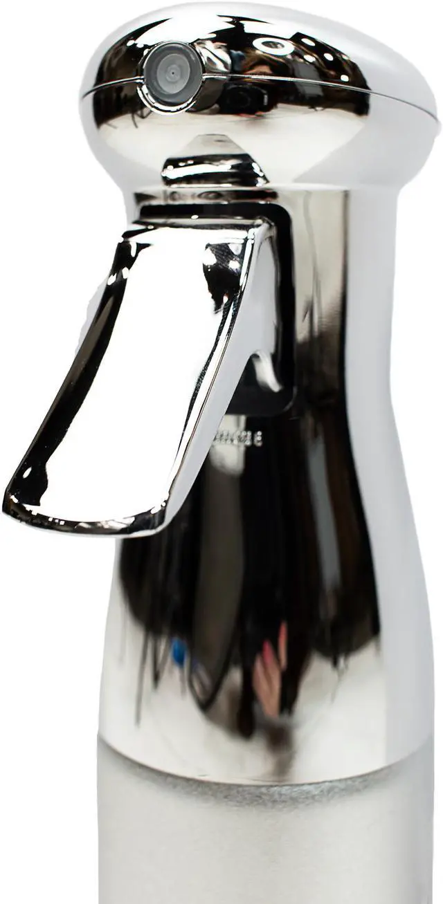 Alt view image 3 of 7 - KEEN Continuous Spray Bottle, 10 OZ Fine Mist for Hair Styling, Barber, Plants, Refillable Empty Water Bottle Trigger Sprayer Set, Pink/Silver, 2 Pack