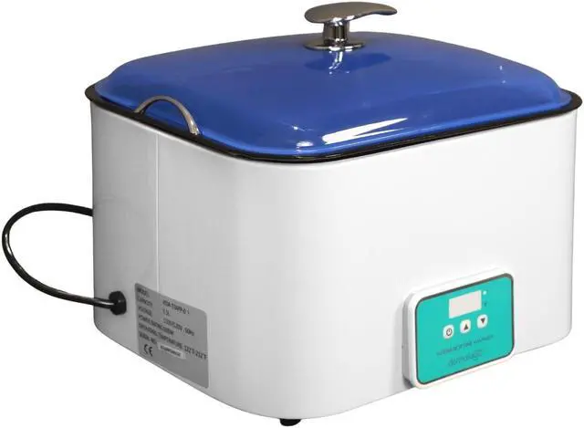 Alt view image 2 of 7 - Dermalogic Massage Stone Heater Professional Spa Salon Stone Warmer Adjustable Temperature Large Capacity 8 Quart, White