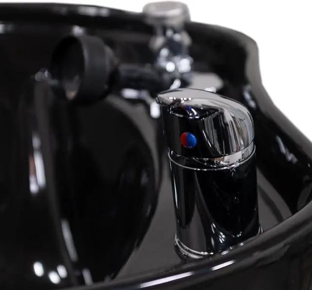Alt view image 5 of 6 - ARON SHAMPOO BACKWASH UNIT WITH UPC CERTIFIED FAUCET - BLACK