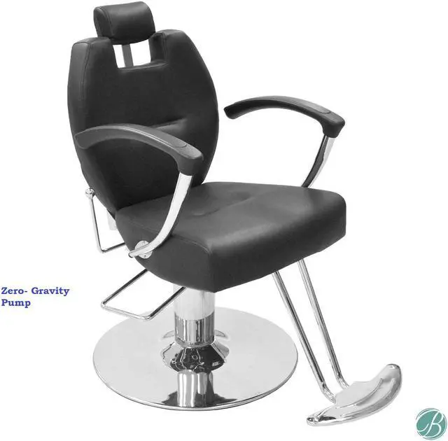 Main image of Set of 2 HERMAN Salon Styling Chair Black Stylish All purpose chair for Salon, Barber Shop, Spa