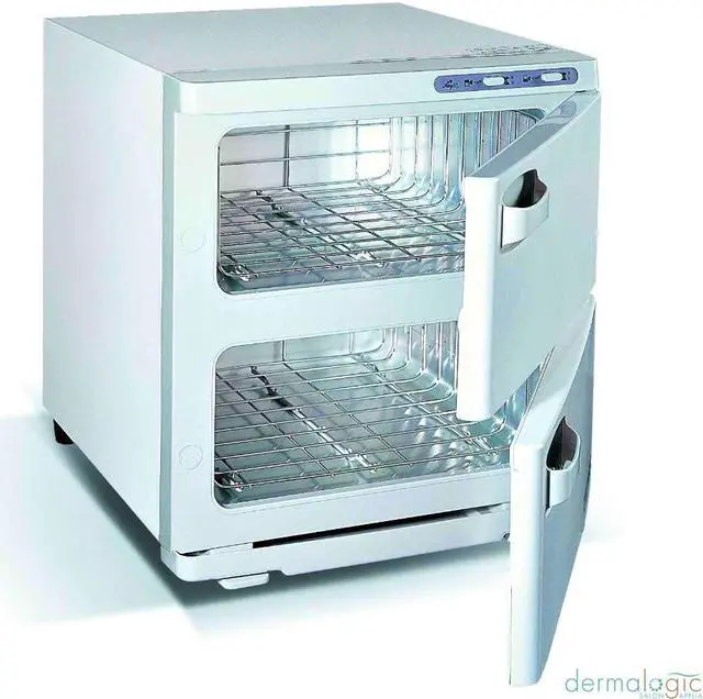 Alt view image 2 of 3 - DERMALOGIC Towel Warmer Double Cabinet with Automatic Temperature Control Perfect for Massage Spa Center, Barber Shop, Beauty & Nail Salon