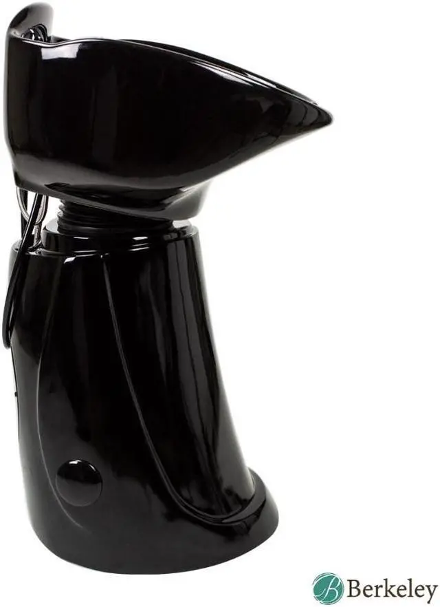 Alt view image 4 of 7 - Olympia Pedestal Shampoo Station with Adjustable Ceramic Shampoo Bowl, Professional Hair Salon Equipment