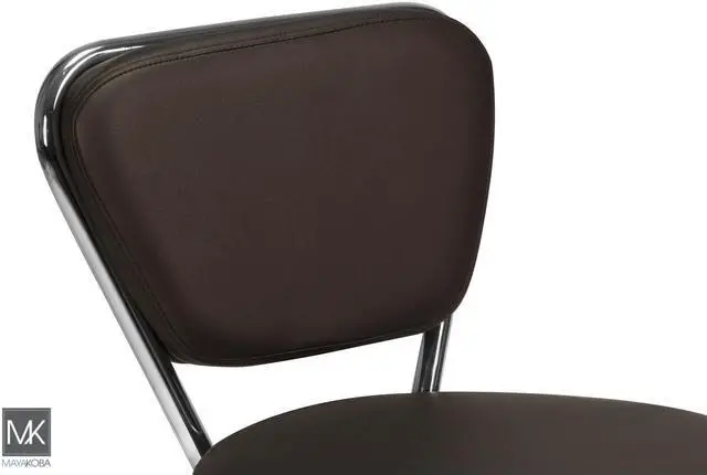 Alt view image 3 of 7 - Dayton Pedicure Stool (Coffee) Pneumatic, Adjustable Height, Perfect for Nail Salon, Pedicure spa