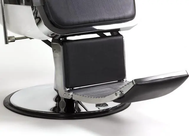 Alt view image 6 of 7 - JAXSON Heavy Duty Barber Chair BLACK Reclining, Hydraulic Barber Chair Ideal for Barber Shop, Hair Salon
