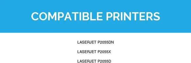 Alt view image 7 of 7 - LD © Compatible Replacement for Hewlett Packard CE505X (HP 05X) High Yield Black Laser Toner Cartridge for use in HP LaserJet P2055d, P2055dn, and P2055X Printers