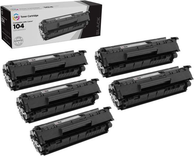 Main image of LD Products Compatible Toner Cartridge Replacement for Canon 104 (Black, 5-Pack)