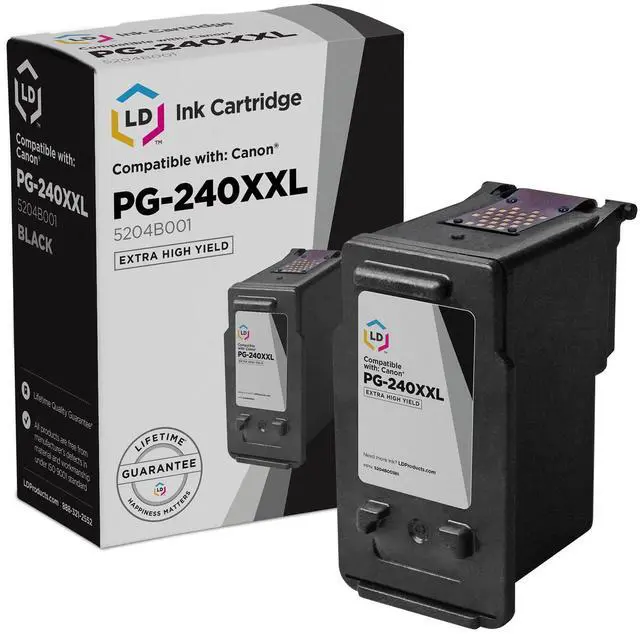 Alt view image 2 of 8 - LD Products Remanufactured Ink Cartridge Replacement for Canon PG-240XXL 5204B001 Extra High Yield (Black)