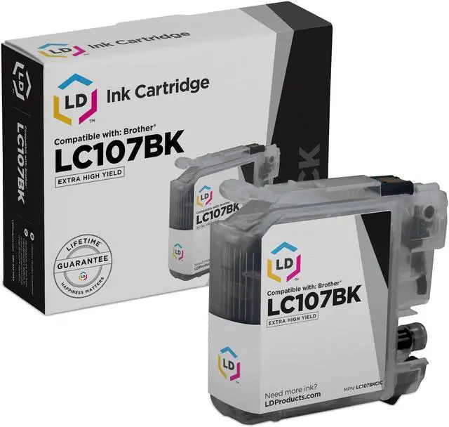 Main image of LD Products Replacement Ink Cartridge Compatible with Brother LC107BK Super High Yield (Black)