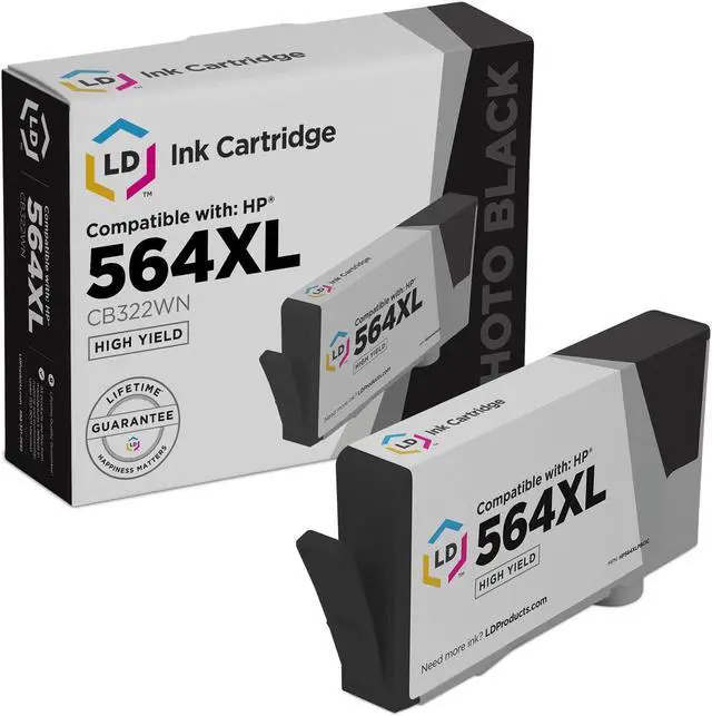 Main image of LD Products Compatible Ink Cartridge Replacement for HP 564XL CB322WN High Yield (Photo Black)