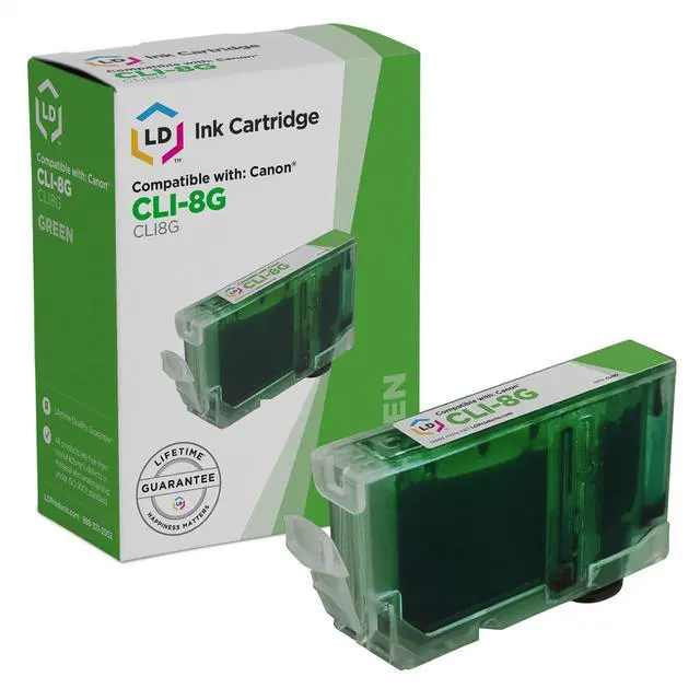 Alt view image 2 of 8 - LD Products Compatible Ink Cartridge Replacement for Canon CLI8G 0627B002 (Green)